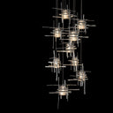 Hubbardton Forge Tura 9-Light Seeded Glass Pendant 6