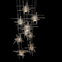 Hubbardton Forge Tura 9-Light Seeded Glass Pendant 8