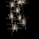 Hubbardton Forge Tura 9-Light Seeded Glass Pendant 9