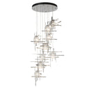 Hubbardton Forge Tura 9-Light Seeded Glass Pendant - Standard - 131107