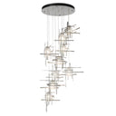 Hubbardton Forge Tura 9-Light Seeded Glass Pendant 