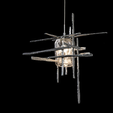 Hubbardton Forge Tura Seeded Glass Mini Pendant 5
