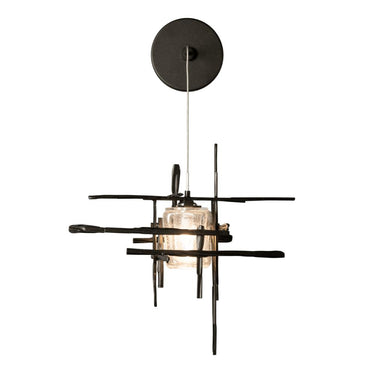 Hubbardton Forge Tura Seeded Glass Sconce 