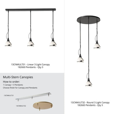 Hubbardton Forge Twining Leaf Mini Pendant 2