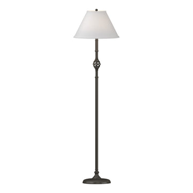 24-2161 Hubbardton Forge Twist Basket Floor Lamp with Round Base