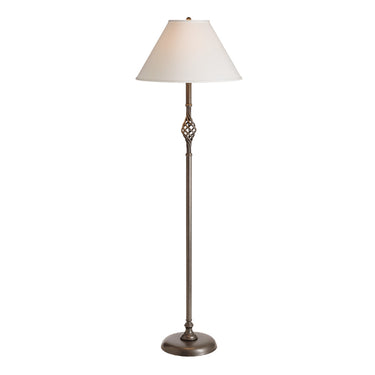 24-2161 Hubbardton Forge Twist Basket Floor Lamp with Round Base