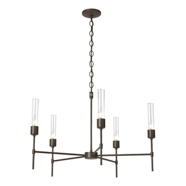 Hubbardton Forge 105045 Vela 5 Arm Chandelier