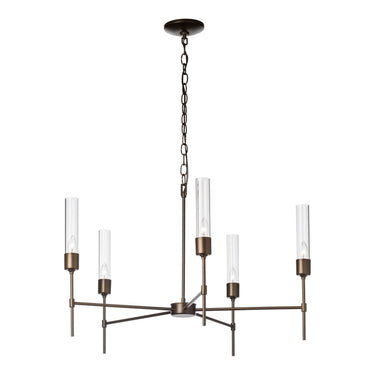 Hubbardton Forge 105045 Vela 5 Arm Chandelier