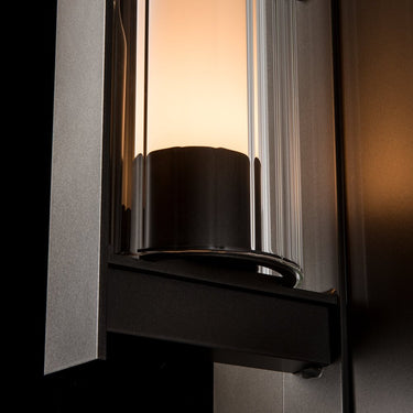 Hubbardton Forge Vertical Bar Fluted Glass Large Outdoor Sconce - 307283 2