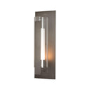 Hubbardton Forge Vertical Bar Fluted Glass Large Outdoor Sconce 