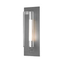 Hubbardton Forge Vertical Bar Fluted Glass Medium Outdoor Sconce 1