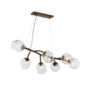 Hubbardton Forge 138573 Vine 7 Light Incandescent Pendant in Simon Pearce Glass with Standard Pipe Length
