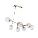 Hubbardton Forge 138573 Vine 7 Light Incandescent Pendant in Simon Pearce Glass with Standard Pipe Length