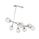 Hubbardton Forge 138573 Vine 7 Light Incandescent Pendant in Simon Pearce Glass with Standard Pipe Length
