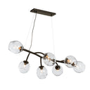 Hubbardton Forge 138573 Vine 7 Light Incandescent Pendant in Simon Pearce Glass with Standard Pipe Length