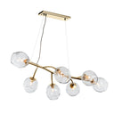 Hubbardton Forge 138573 Vine 7 Light Incandescent Pendant in Simon Pearce Glass with Standard Pipe Length