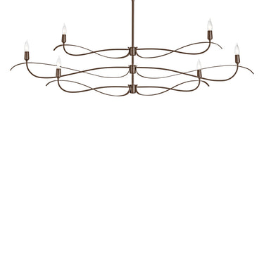 Hubbardton Forge 136352 Willow Large 6 Light Incandescent Pendant
