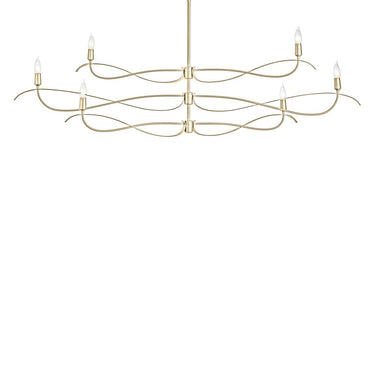 Hubbardton Forge 136352 Willow Large 6 Light Incandescent Pendant