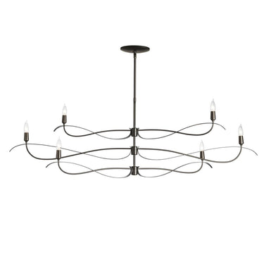 Hubbardton Forge Willow 6-Light Large Chandelier 