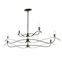 Hubbardton Forge Willow 6-Light Large Chandelier 1