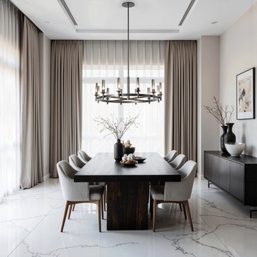 Hubbardton Forge Windsor 12-Light Chandelier - 131622