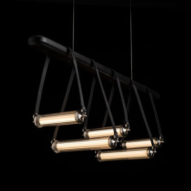 Hubbardton Forge York Linear 5-Light LED Pendants 4