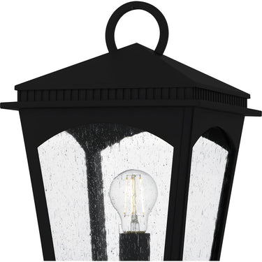 Huck 1 Light Outdoor Post in Earth Black 2