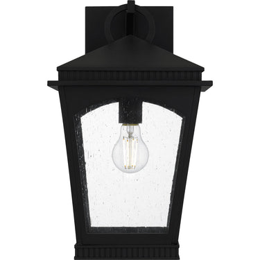 Huck 1 Light Outdoor Wall Sconce in Earth Black 3