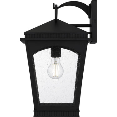 Huck 1 Light Outdoor Wall Sconce in Earth Black 4