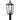 Hull 3 Light Outdoor Post in Matte Black 1