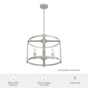 Hunter Lighting 19-HL1 Astwood 4 Light Chandelier 18