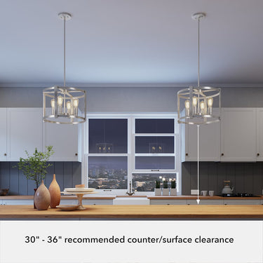 Hunter Lighting 19-HL1 Astwood 4 Light Chandelier 19