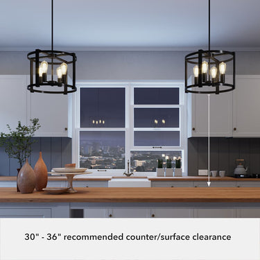 Hunter Lighting 19-HL1 Astwood 4 Light Chandelier 26