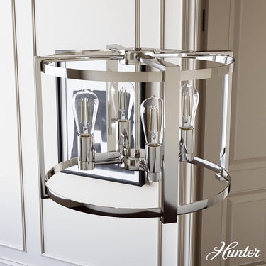 Hunter Lighting 19-HL1 Astwood 4 Light Chandelier 6