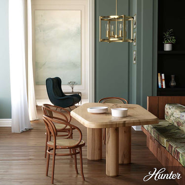 Hunter Lighting 19-HL1 Astwood 4 Light Chandelier 7