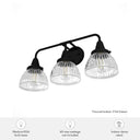 Hunter Lighting 19-HL12 Cypress Grove 3 Light Vanity 13