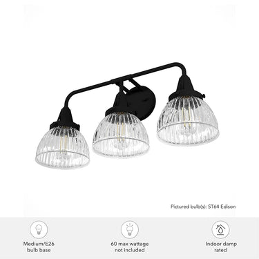 Hunter Lighting 19-HL12 Cypress Grove 3 Light Vanity 13