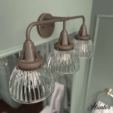 Hunter Lighting 19-HL12 Cypress Grove 3 Light Vanity 6