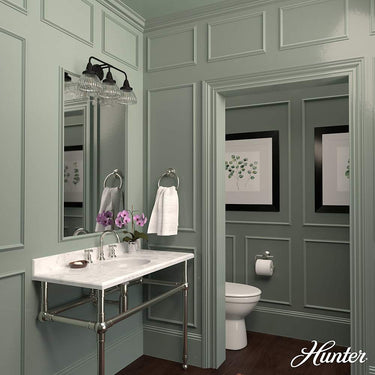 Hunter Lighting 19-HL12 Cypress Grove 3 Light Vanity 11