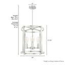 Hunter Lighting 19-HL2 Astwood 4 Light Chandelier 13