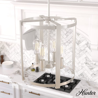 Hunter Lighting 19-HL2 Astwood 4 Light Chandelier 4