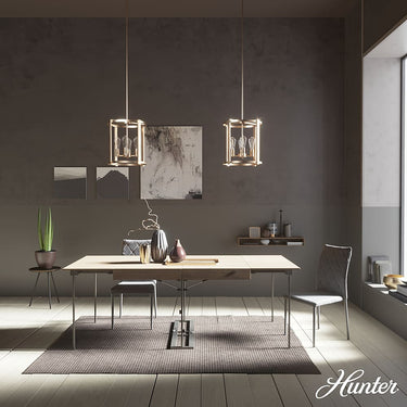 Hunter Lighting 19-HL2 Astwood 4 Light Chandelier 5