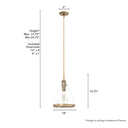 Hunter Lighting 19-HL26 Van Nuys 1 Light Pendant 9