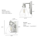 Hunter Lighting 19-HL27 Van Nuys 1 Light Wall Sconce 11