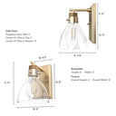 Hunter Lighting 19-HL27 Van Nuys 1 Light Wall Sconce 5