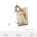 Hunter Lighting 19-HL27 Van Nuys 1 Light Wall Sconce 6