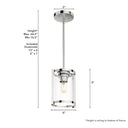 Hunter Lighting 1900 Astwood 1 Light Mini Pendant 16