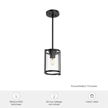 Hunter Lighting 1900 Astwood 1 Light Mini Pendant 8