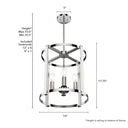 Hunter Lighting 1900-HL Astwood 4 Light Chandelier 15