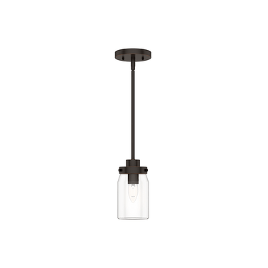 Hunter Lighting 1900-HL1 Devon Park 1 Light Mini Pendant 2